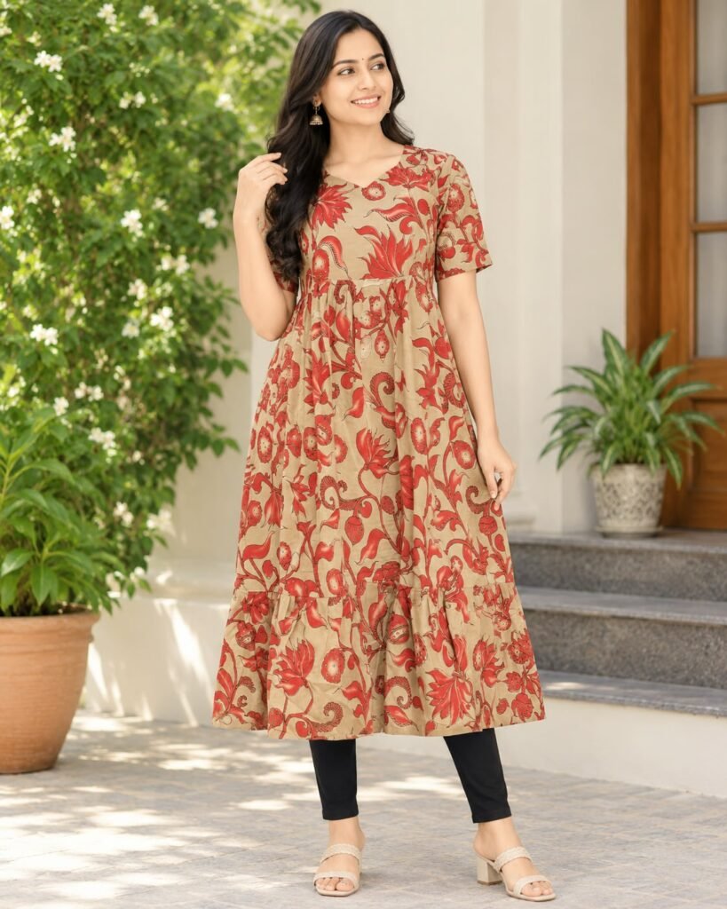 kalamkari gown